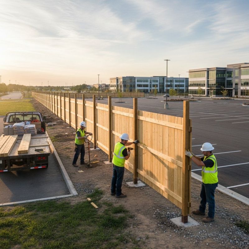 Board Fence Installation detail